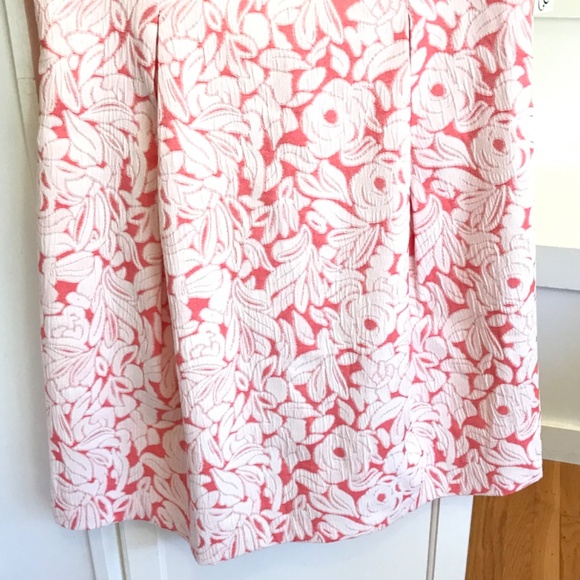 ELIZA J. Floral Sleeveless Midi Dress Fit & Flare Coral Women’s Plus Size 14 - Picture 5 of 16